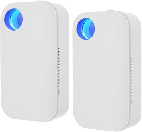 MENIBBLER 2 Pcs Plug-in Air Purifier, Mini Air Purifier for Home, Air Purifier for Bedroom, Low Noise Negative Oxygen Ionic Air Purifier, Plug-in Negative Ion Air Purifier Suitable for Bedrooms