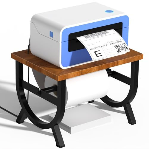 Alyoen Porte-étiquettes pour rouleaux et étiquettes pliées en éventail, autocollants thermiques et ILH02, fournitures d'accessoires d'imprimante thermique pour la maison, le bureau, les petites