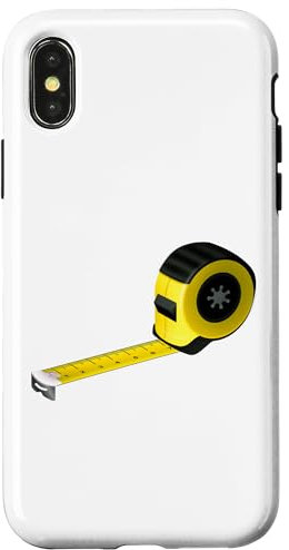 Maßband Werkzeug Lineal Hülle für iPhone X/XS
