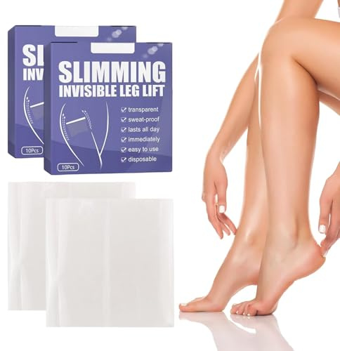 20 Pezzi Patch Anticellulite e Serraggio della Coscia, Nastro Lifting Invisibile Per Cosce Di Sollevamento Della Coscia, Contorno Modellante Nastro Per Il Corpo Instant Thigh Lifting Cerotti