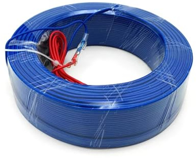 Câble, Câble chauffant for serre 220 V 5000 W avec thermostat, multicolore, 30 à 120 m(50 meters)