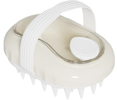 Cepillo Masajeador Para Cuero Cabelludo - Masajeador Capilar Para Champú,Herramienta de Masaje y Limpieza Profunda para Cabello Seco y Mojado para Uso en Interiores Hogar Baño y Exterior