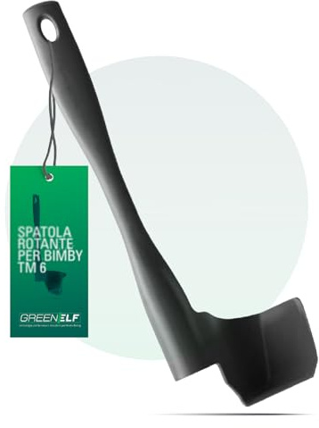 GREENELF - Spatola Girevole per Bimby TM6 – Accessorio Bimby TM6 Compatibile con TM6, Spatola Rotante per Mescolare, Raschiare e Servire senza Sprechi, Facile da Usare e Pulire