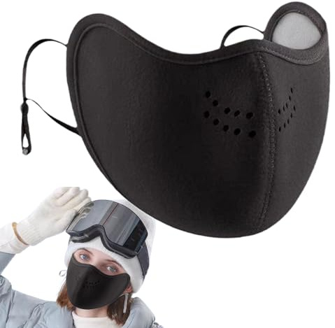 Ocastuted Masque de ski | Thermique et respirant et coupe-vent – Demi-masque de moto pour homme, pour l'extérieur, l'équitation, la course, les trajets quotidiens, la pêche, le ski, les voyages, la