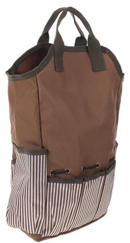 Gatuida Borsa porta attrezzi da giardino - Borsa porta attrezzi in tessuto Oxford resistente con tasche - portaoggetti impermeabile per organizzare gli da giardinaggio