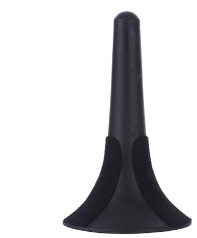 Soporte para trompeta, base estable de 3 patas a prueba de óxido, soporte acolchado protector para trompeta, para instrumentos, clarinetes, estudiantes, hogar, interior y exterior