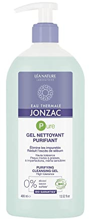 Eau Thermale Jonzac Organic Cosmetic Pure Purifying Cleansing Gel, 400 ml, 1334510