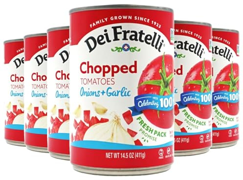 Dei Fratelli Chopped Tomatoes with Onion & Garlic (14.5 oz. cans; 6 pack) - 5th Generation Recipe
