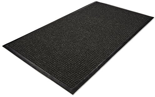 Guardian WG030504 WaterGuard Wiper Scraper Indoor Mat, 36 x 60, Charcoal