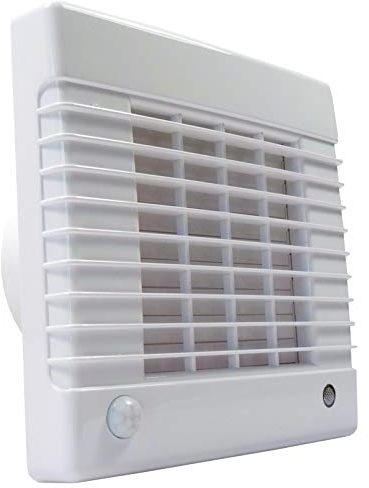 Badlüfter mit Nachlauf, Bewegungsmelder, leistungsstarkem Motor und Kugellager| Dalap 100 LVMZ