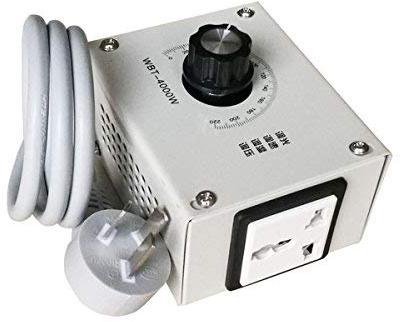 MASUNN 4000W Contrôleur De Tension Variable C.A. 220V pour Variateur De Température Moteur À Vitesse du Ventilateur