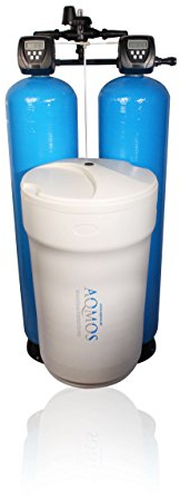 Hochwertiger Aqmos Doppelenthärter CMD2-400 Clack | Wasserenthärtungsanlage für Haushalte bis zu 15 Personen | Entkalkungsanlage | Antikalkanlage | Doppelenthärtungsanlage | Entkalker