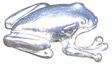 Froschfigur, Kleiner Frosch, Handgegossen von William Sturt, aus Deutsche Zinn (Pewter)