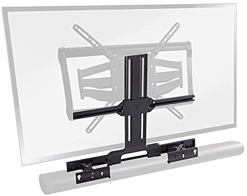 Sanus Soundbar TV Mount Designed for Sonos Arc Sound bar - Height & Depth Adjustable for Dolby Atmos - Universal Compatibility Other TV Mounts - Easy Assembly -OSSATM