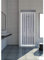 Cabine de douche 70 cm modèle Jade extensible en PVC porte unique avec panneaux semi-transparents ouverture latérale à soufflet couleur blanche