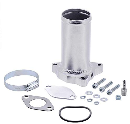 Opaltool Valvola EGR, 57 mm Tubo di Sostituzione Della Valvola Adatto per EGR Delete Kit 1.9 TDI 130/160 CV Diesel