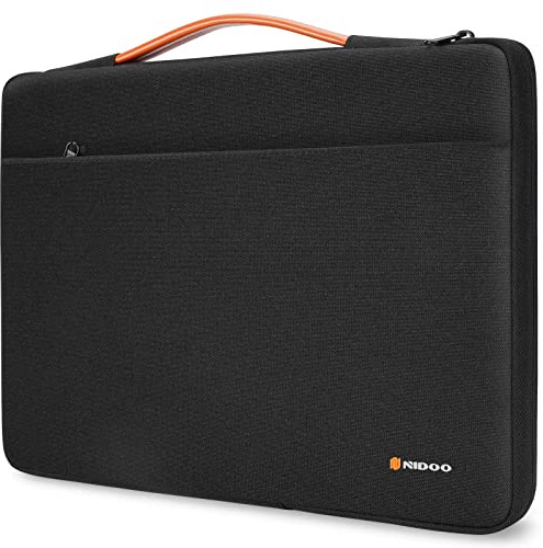NIDOO 13 14 Laptoptasche für 13 MacBook Pro Air Pro M2 M1-2013/14 MacBook Pro M2 M1 / 13,5 Surface Laptop 5 4/13 Elite x360 830 G9 / 14 Yoga Slim 9i Gen 7 / ThinkPad X1 Yoga Gen 7, Schwarz