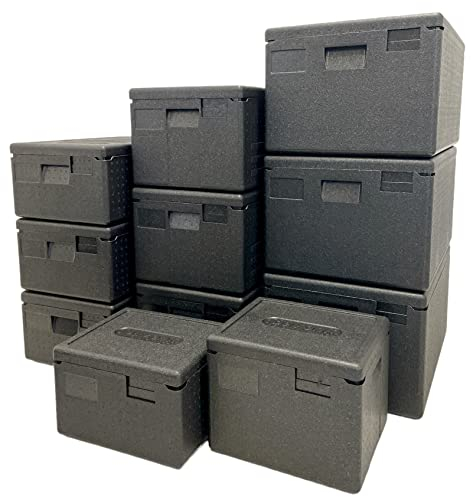 ZStyle EPP Boîte Thermique, Conteneur Isotherme pour Aliments chauds et froids, Restauration, Transport (A - 39 x 33 x 25,7 cm - Capacité 16,9 litres)