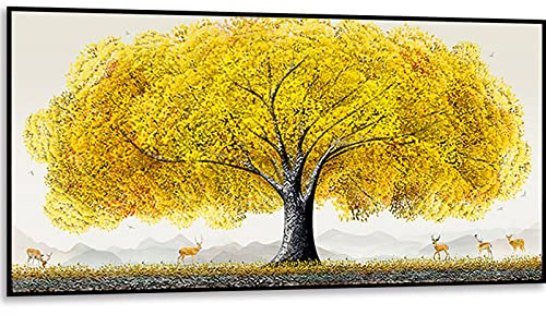 Instarry DIY 5D Diamond Painting Zubehör Groß Geldbaum und Elch Wandbilder Wohnzimmer 110x50 cm