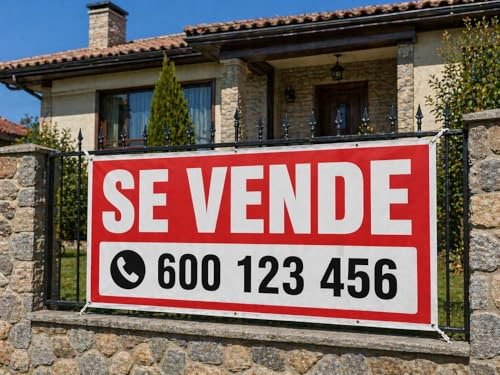Cartel LONA PVC SE VENDE Personalizado (100 x 70 cm)