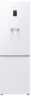 Samsung 4 Series Frost Free Classic Fridge Freezer, with Non Plumbed Water Dispenser, Wine Shelf and Big Door Bins, SpaceMax and All Around Cooling Technologies, White, RB34C652DWW/EU