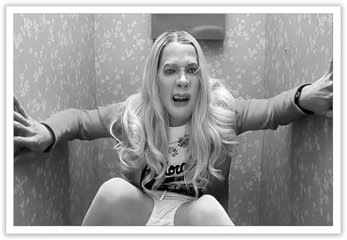 intefre Póster de la película Modern White Chicks sin marco, brillante, 15.8 pulgadas de largo x 11.8 pulgadas de ancho, arte de pared para baño