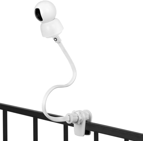 Lionelo Flexgrip White - Soporte Flexible para vigilabebés (Soporte para vigilancia, Compatible con vigilabebés Babyline 3.2, View, 8.2