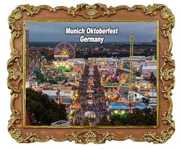 München Oktoberfest Deutschland Kühlschrankmagnet 3D Reise Souvenir Kühlschrank Deko Magnetaufkleber Basteln Kollektion
