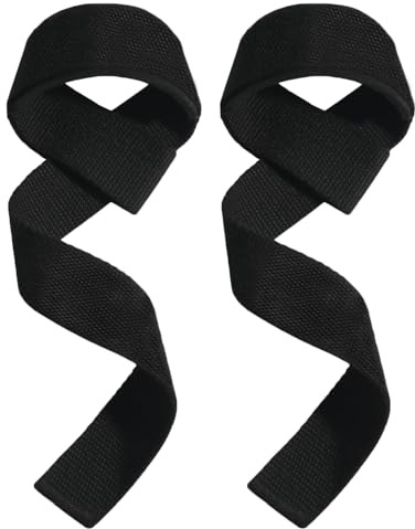 JOOTUEPO Confezione di Straps Palestra - Cinghie Sollevamento Pesi - Straps per Palestra - Fasce Bilanciere - Fascette Palestra per Stacchi - Polsiere Palestra - Fasce Polsi Palestra