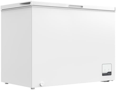 SCHOEPF – GT300S Gefriertruhe 299 L – Weiß – 83,5 x 112,5 x 61 cm – Energieklasse E – Schnellgefrieren – 41 dB – 231 kWh/Jahr – 4-Sterne-Kennzeichnung – Freistehend