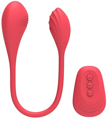 Lustfactor JAZZ | Doppel Vibro-Liebeskugeln für Sie aus Silikon | Kabellose Funk Fernbedienung | 2 x 10 Vibrationsprogramme | Vibroei, Vibratorei, Vibrator, Eivibrator | Wiederaufladbar