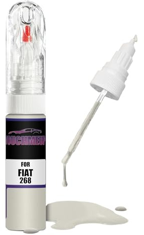 Penna per ritocchi per modelli Fiat Bianco 268A, kit di riparazione per graffi e scheggiature