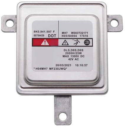 Ballast de Phare au xénon D8S pour Audi A1 (2011, 2012, 2013, 2014), unité de Commande 8K0941597F