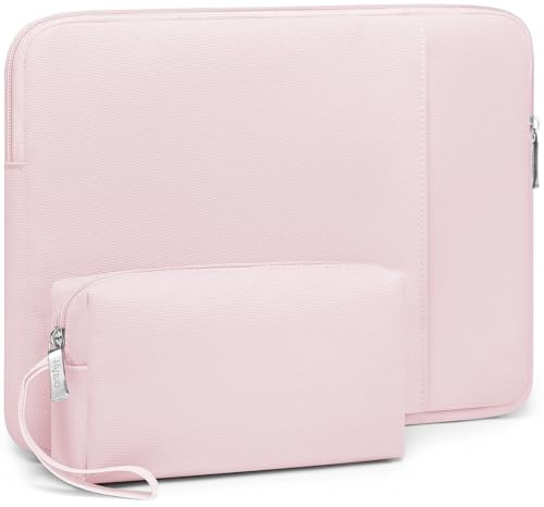 HYZUO 13,3-14 Zoll Laptoptasche Hülle Set für MacBook Pro, Blassrosa | für MacBook Pro 14 M5-M1 Pro/Max A3426 A3427 2026-2021, MacBook Air/Pro 13,3,Tasche für 13,3 13,5 13,8 Surface Book/Laptop