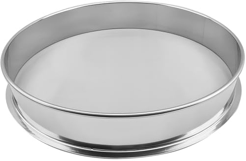 Setaccio fine a 12 pollici per la cottura, filtro a maglia dell'acciaio inossidabile 100 per farina, zucchero, spezie e ingredienti in polvere