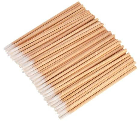 CALLARON 100 Piezas Hisopo De Algodón Hisopo De Maquillaje Punta Única Para Limpieza De Oídos De Unidades Para Maquillaje y Cuidado Personal