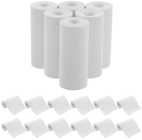 Cabilock Ricarica Carta Fotografica Termica 57X25Mm 20 Pezzi per Macchina Fotografica Istantanea Compatibile Stampanti Portatili per e Uso in Viaggio
