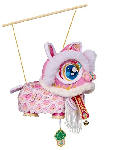 objbhuely Lunar New Year Lantern Kit,Lion Dance Holiday Decoration - DIY Lantern Making Kit,for Party Restaurant Performance Parade Living Room Bedroom Study Craft Lovers Balcony