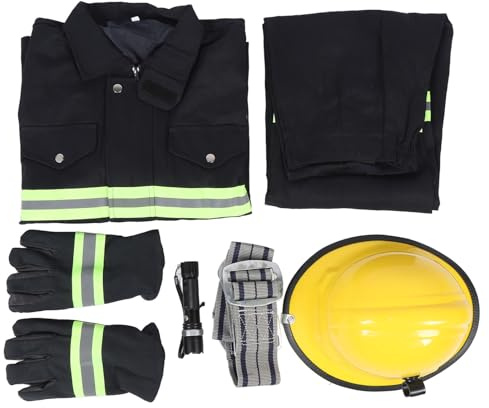 Hamwesh Mystical/Fantasy Retardant Safety Suit Type 97, Heat Insulation Mystical/Fantasy Retardant Protective Clothing, Overalls for Men with Adjustable Helmet and Reflective Strip for (XL)