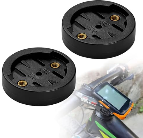 2 Pezzi Supporto Bici Per Garmin Edge,Supporto Per Computer Da Bicicletta Montaggio Su Attacco Manubrio Adattatore Inserto Di Ricambio Per Fissaggio Sicuro Universale