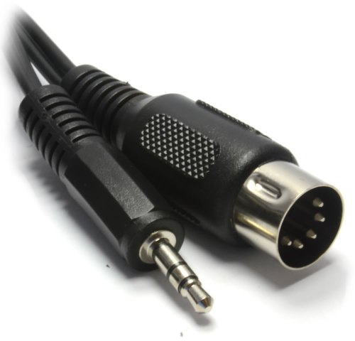 kenable 5 Polig DIN Stecker Zum 3,5 mm Klinkenstecker Stereo Stecker Audio Kabel 2 m [2 Meter/2m]