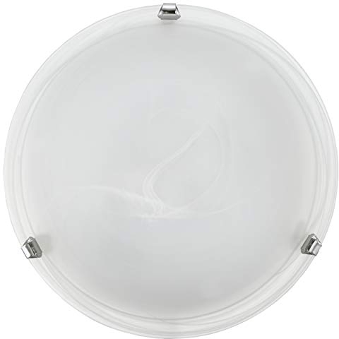 Eglo 7186 Metallo Paralume da Soffitto, E27, Grigio