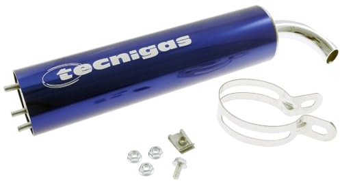Tecnigas Endschalldämpfer blau NEXT/TEK kompatibel mit MBK Booster 50 2T AC