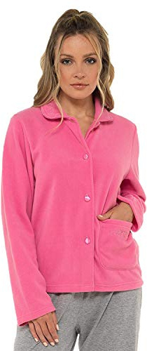 undercover lingerie Ladyolga Fleece Bed Jackets 4162 New Pink 10-12