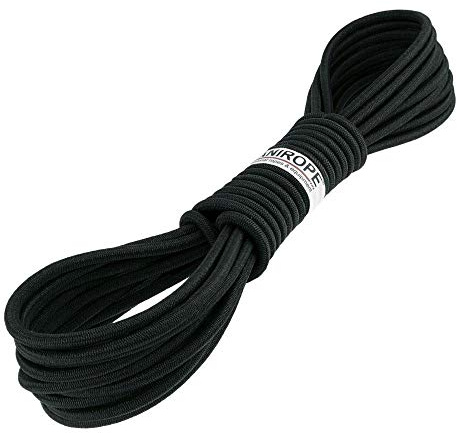 Kanirope® Gummiseil MONOSPAN PE 6mm 30m Schwarz Expanderseil Spann Seil Spanner Spannseil Plane
