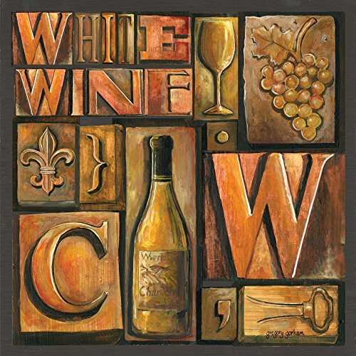 Feeling at home KUNSTDRUCK auf LEINWAND im SCHATTENFUGENRAHMEN Typ Set Wein SQ II Gorham Gregory - Essen quadrat Leinwandbilder im Holzrahmen cm_37_X_37