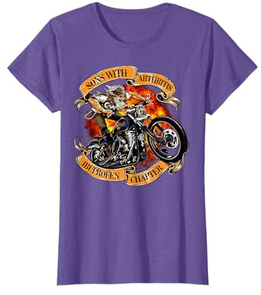 Sons With Arthritis Ibuprofen Chapter Motorcycle T-Shirt