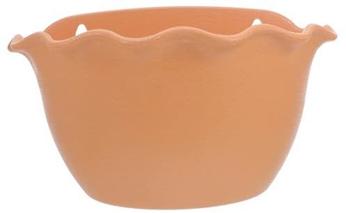 Housoutil 1pièce Pots De Fleurs Muraux Plastique Semicirculaire Jardinières Suspendues pour Intérieur Et Extérieur Accessoires De Jardin Élégants