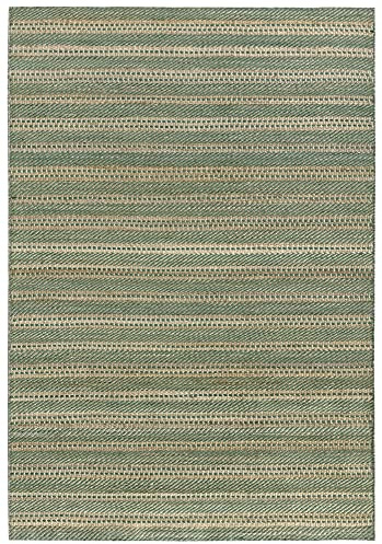 HAMID -Tappeto in Iuta di Lana Olivia, Tappeto in Lana e Iuta Tessuto a Mano per Soggiorno, Camera da Letto, Soggiorno, Verde Naturale, (120x170 cm)