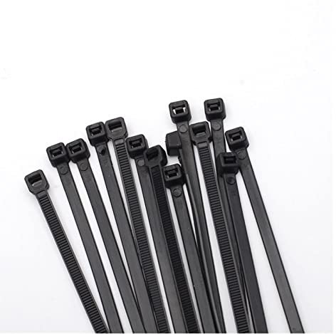 10 x 200 mm selbstsichernder Kunststoff-Nylon-Kabelbinder-Organizer 8 * 200 mm Handschellen Draht-Organizer und Kabel Reißverschluss-Management Gepäckanhänger ( Color : 100pcs-01 , Size : 10x300mm )
